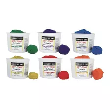 Plastilinas Escolares Juego De 6 Colores, 3 Libras Cada Una