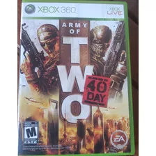 Army Of Two: 40th Day - Xbox 360 - Original - Usado.