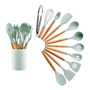 Primera imagen para búsqueda de set utensilios cocina silicona
