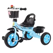 Triciclo Para Bebe Con Cajuela Y Barra Empuje Ajustable