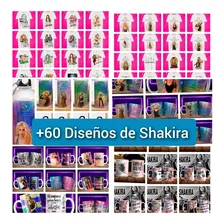 +60 Plantillas Sublimación Shakira Tazas Y Poleras