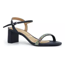 Sandalia Casual De Dama Vizzano 226430-126 Negro