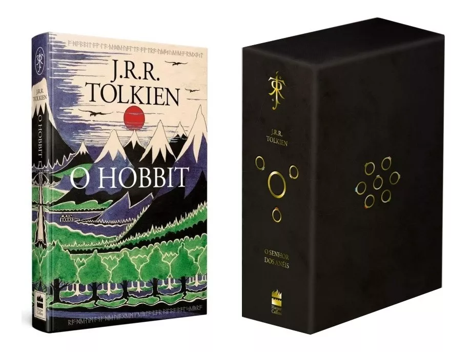 Box Trilogia O Senhor Dos Anéis + O Hobbit Capa Dura
