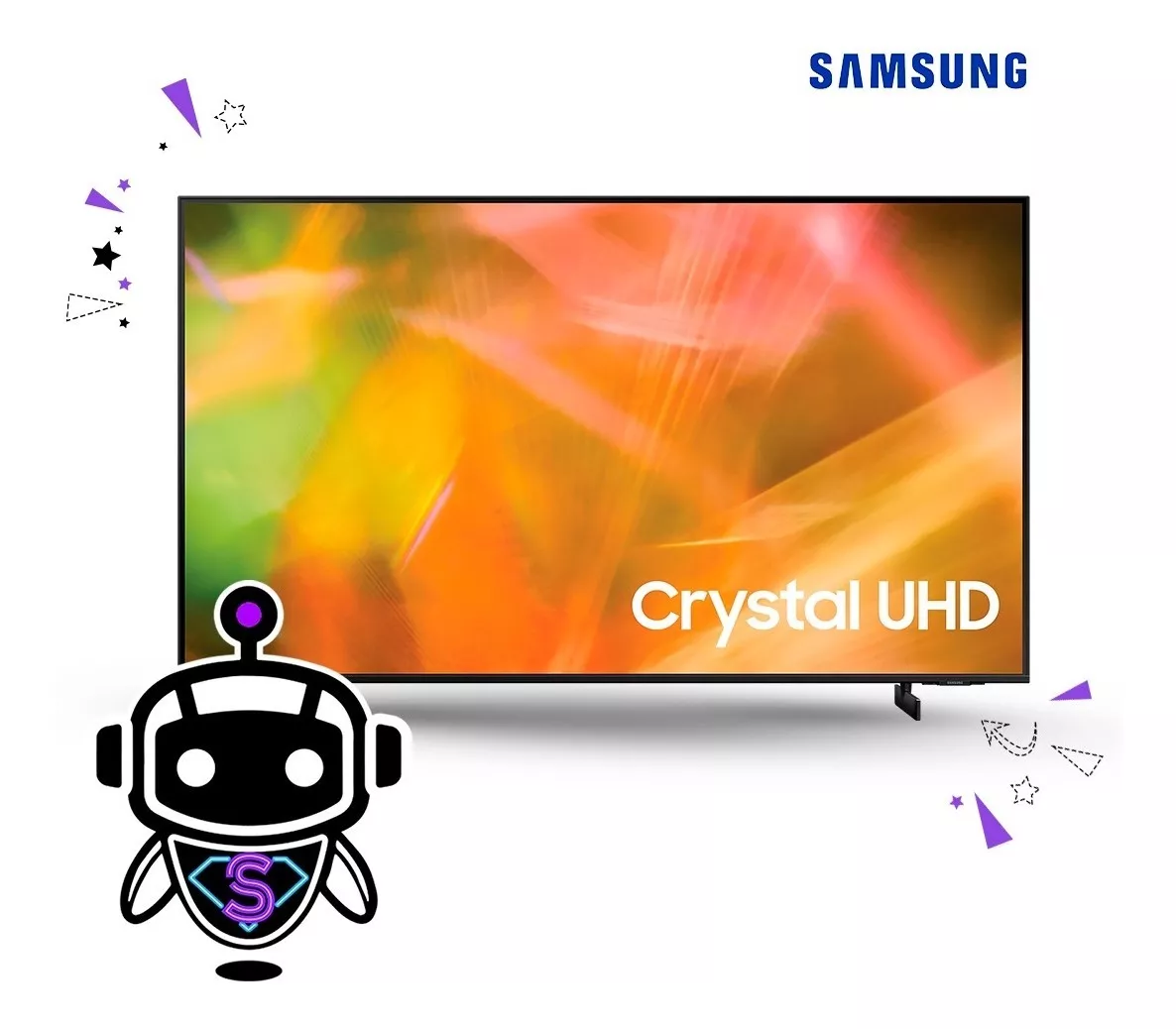 Tv Samsung 75 Smart 4k Crystal Uhd - Au8000 + R E G A L O !!