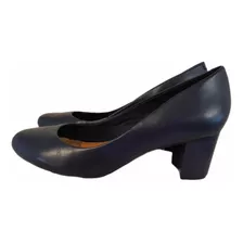 Zapatos De Mujer Via Uno 35 Brasil 36 Argentina Azul Nuevos