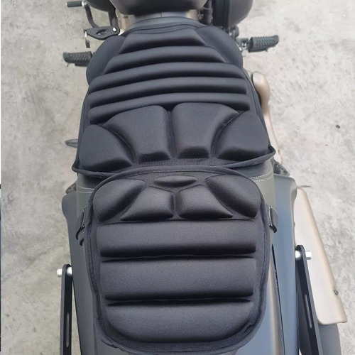 Moto Amortiguador Y Transpirable Asiento Doble 3d Cojn Foto 8