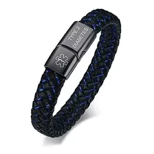 Vnox Medical Alert Id Tipo 2 Diabetes Ra De Brazalete Magnét