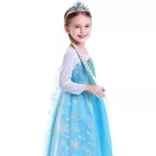 Disfraz Frozen Elsa Importado. Regalo Navidad Cumpleaños