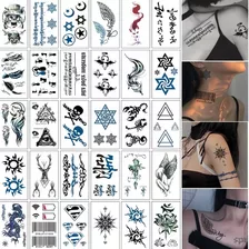 +100 Tatuajes Temporales Chicos P/ Dedos Cara Cuello Manos 