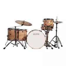 Bateria Legend One Series 20 Walnut Com Ferragens