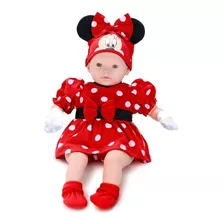 Boneca Minnie Reborn Classic Dolls Recém Nascido Roma 