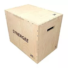 Synergee 3 En 1 Madera Pliométrico Caja Para El Entrenamient