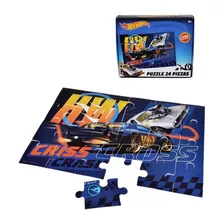 Puzzle 24, 48 Y 60 Piezas Barbie / Hotwheels Mattel - Hot Wh