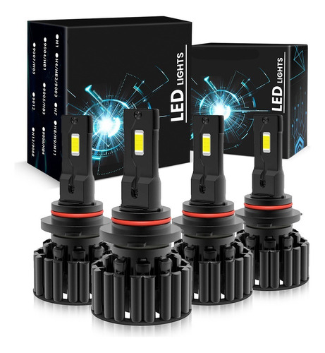 Foto de 2kit Bombillas 9005 Faros Auto Led 180w Canbus Csp 28000lm