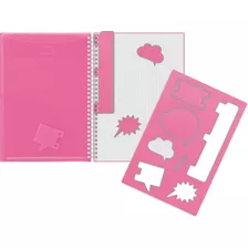 Cuaderno Oxford, B5, Poly, Cuadriculado, 70hjs, Rosa, 5 Pzas