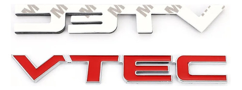 Metal Vtec Emblema Insignia Pegatina For Honda Vtec Accord Foto 5