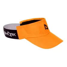 Viseira Shark Beach Tênnis - Laranja Flex - Logo Branco