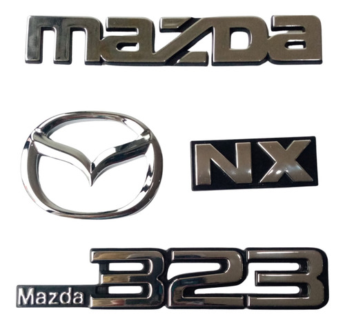 Emblemas Traseros Mazda 323 Nx Autoadhesivos  Foto 3