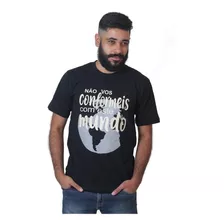 Camiseta Camisa T-shirt Não Vos Conformeis Gospel Plus Size