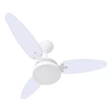 Ventilador De Teto 3 Pás Transparente Luminária Plafon Led