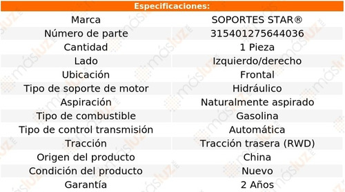 1) Soporte Motor Del Izq/der S-type 3.0lv6 05/06 Foto 2