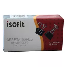 Apretadores Doble Clip Isofit X12 32mm