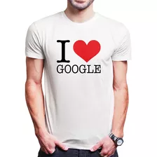Polo Varon I Love Google (d0803 Boleto.store)
