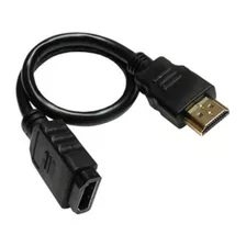 Adaptador Hdmi Cabo Macho E Femea /extensor Hdmi 25 Cm + Nfe