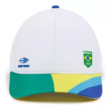 Boné Mormaii Time Brasil Oficial Olimpíadas 2024 Branco