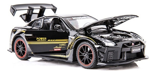 Nissan Gtr R35 Miniatura Autos De Metal Adornos Coleccionabl Foto 2