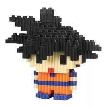 Mini Bloques Goku Figura 3d Armable