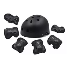 Set Protecciones Rodilleras Coderas Muñequeras Niño + Casco