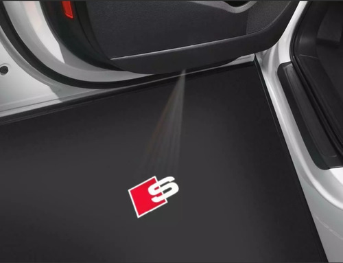 Par Led  De Cortesia Para Puerta Logo Audi S Original Foto 5