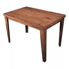 Mesa Madera Comedor Cocina Maciza Patas L Moderna 120x80 Tapa Cedro Patas Cedro