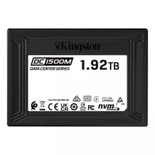 Ssd Kingston 1,92tb Dc1500m 2.5 Nvme - Sedc1500m/1920g