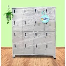 Locker De 4 Casilleros Con 16 Puertas