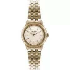 Reloj Rotativo De Cuarzo Para Mujer Con Esfera Plateada, Pan