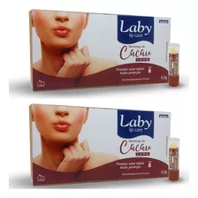 2 Protetor Labial Manteiga De Cacau Luxo 8 Fps Bravir C/50un