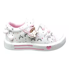 Tenis Infantil Menina Elastico Coelho Velcro Moda - 2022108