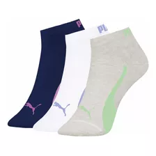 Kit 3 Pares Meia Sapatilha Feminina Puma 4725