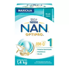 Nan 1 Optipro Fórmula Infantil X 1400 Gr Sabor Natural