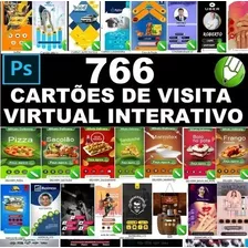 Pack 766 Cartões De Visita Virtual Interativos Digitais