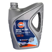 Aceite Semisintetico 10w40 Max Plus 4 Litros Gulf