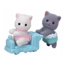 Calico Critters Persian Cat Gemelos, Muñecas, Figuras De Cas