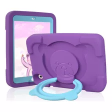 Pzoz Funda Kids P/ iPad Mini 1 2 3 7.9 Pulgadas Morado