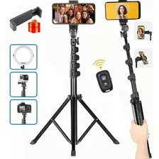 Trípode Selfie Stick 3en1 Bluetooth Control Remoto 160cm