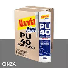 Selante Pu40 Construção 400g Mundial Prime Kit C/6 Und