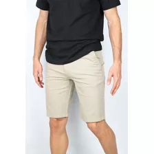 Bermuda Hombre Gabardina Elastizada Premium Oldtown Polo