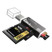 Lector De Tarjetas 4 En 1 Ms Duo/pro, M2 Micro Sd, Sd 