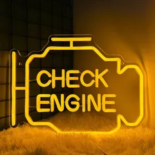 Señales Led De Neón Wanxing Check Engine Alimentadas Por Usb